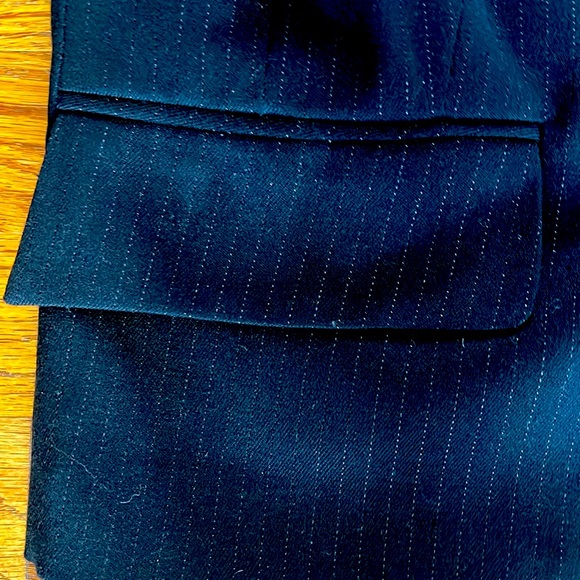 🍁🎉BlackBlazar.ExcellentCondition.Jewel Button.2FrontPockets.12.Feels like Wool - Picture 5 of 11